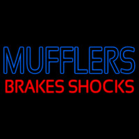 Blue Mufflers Red Brakes Shocks Leuchtreklame