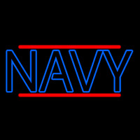Blue Navy Leuchtreklame