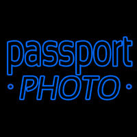 Blue Passport Leuchtreklame