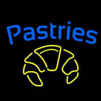 Blue Pastries Logo Leuchtreklame