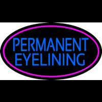 Blue Permanent Eye Lining Leuchtreklame