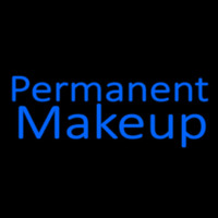 Blue Permanent Makeup Leuchtreklame
