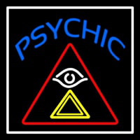 Blue Psychic Logo Leuchtreklame