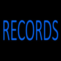 Blue Records 1 Leuchtreklame