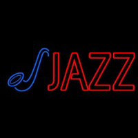 Blue Sa ophone Red Jazz Block 2 Leuchtreklame