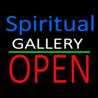 Blue Spritual White Gallery With Open 1 Leuchtreklame