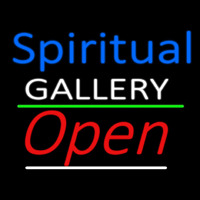 Blue Spritual White Gallery With Open 3 Leuchtreklame