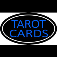 Blue Tarot Cards With Blue Border Leuchtreklame