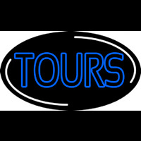 Blue Tours Leuchtreklame