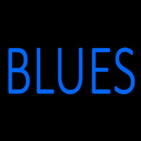 Blues Block Leuchtreklame