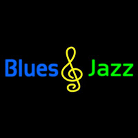Blues Jazz Leuchtreklame