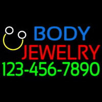 Body Jewelry With Phone Number Leuchtreklame