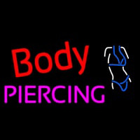 Body Piercing Logo Leuchtreklame