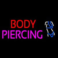 Body Piercing Logo Leuchtreklame