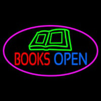 Book Open Logo Leuchtreklame