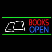 Book Open Logo Leuchtreklame