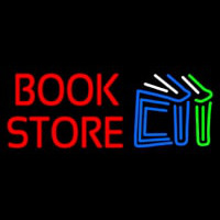 Book Store With Book Logo Leuchtreklame