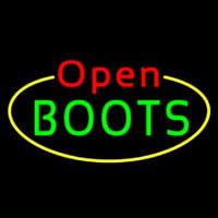 Boots Open With Border Leuchtreklame