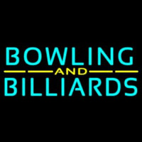 Bowling And Billiards 3 Leuchtreklame