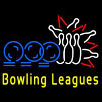 Bowling Leagues Leuchtreklame