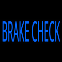 Brake Check Leuchtreklame