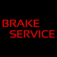 Brake Service Red Leuchtreklame
