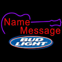Bud Light Acoustic Guitar Beer Sign Leuchtreklame