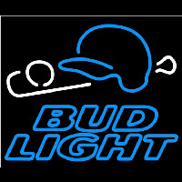 Bud Light Baseball Beer Sign Leuchtreklame