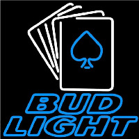 Bud Light Cards Beer Sign Leuchtreklame