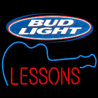 Bud Light Guitar Lessons Beer Sign Leuchtreklame