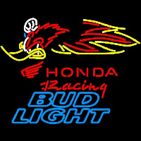 Bud Light Honda Racing Woody Woodpecker Crf 250450 Beer Sign Leuchtreklame