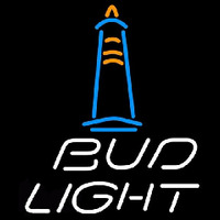 Bud Light Lighthouse Beer Sign Leuchtreklame