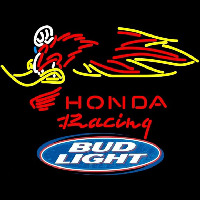 Bud Light Logo Honda Racing Woody Woodpecker Crf 250450 Beer Sign Leuchtreklame