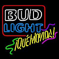 Bud Light Que Movida! Beer Sign Leuchtreklame