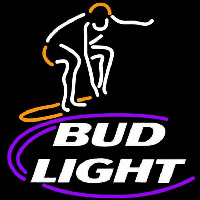 Bud Light Surfer Beer Sign Leuchtreklame