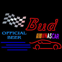 Bud NASCAR Official Leuchtreklame