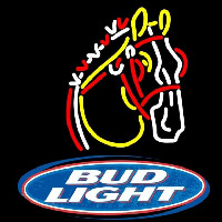 Budlight Logo Horse Beer Sign Leuchtreklame