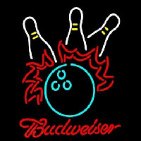 Budweiser Bowling Leuchtreklame