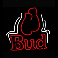 Budweiser Bud Boxing Gloves Beer Light Leuchtreklame