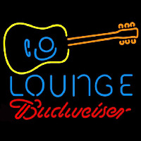 Budweiser Guitar Lounge Beer Sign Leuchtreklame