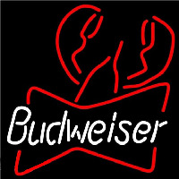 Budweiser Lobster Beer Sign Leuchtreklame