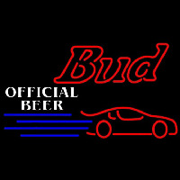 Budweiser Offical Nascar 2 Beer Sign Leuchtreklame