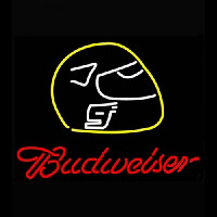 Budweiser Vintage Hascar Helmet6 Beer Light Leuchtreklame