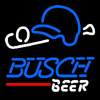 Busch Baseball Beer Sign Leuchtreklame