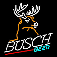 Busch Deer Beer Sign Leuchtreklame