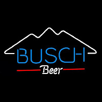 Busch Mountain Beer Sign Leuchtreklame