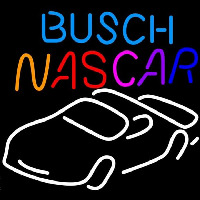 Busch Nascar Beer Sign Leuchtreklame