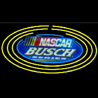 Busch Nascar Oval Beer Sign Leuchtreklame