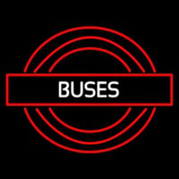 Buses Roundel Logo Leuchtreklame