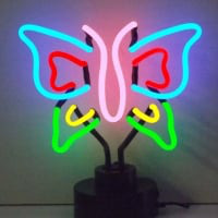 Butterfly Desktop Leuchtreklame